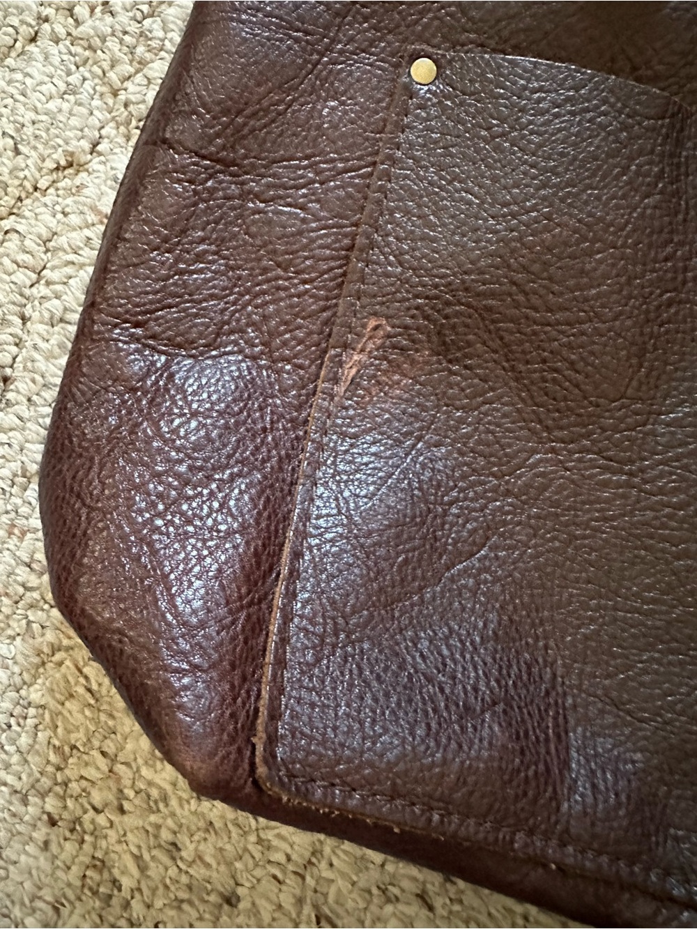 Portland Leather ‘Almost Perfect’ Medium Crossbody Tote - Picture 3 of 12